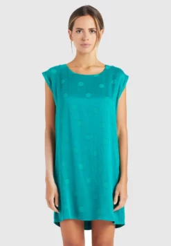 Aktion 🌟 Khujo MARGARITA - Freizeitkleid - Türkis, Damen ❤️