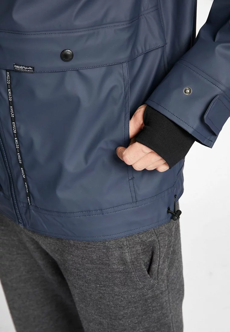 Bester Verkauf 😉 Khujo DARKIN - Regenjacke / Wasserabweisende Jacke - Dunkelblau, Herren 😍 5 Bester Verkauf 😉 Khujo DARKIN - Regenjacke / Wasserabweisende Jacke - Dunkelblau, Herren 😍 – Bild 5