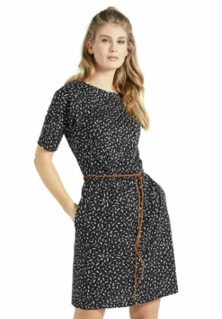 Besorgen 🎉 Khujo GABY - Jerseykleid - Schwarz-weiß Gemustert, Damen 👍 -Khujo Exquisiter Laden 045444939ebd48fe84e1b6056b179e0e