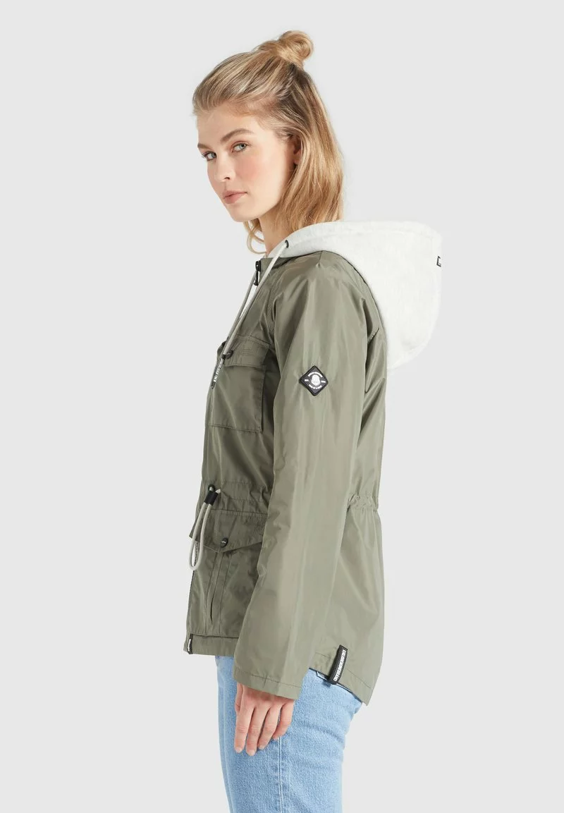 Am billigsten 😍 Khujo FAMKE - Übergangsjacke - Hellkhaki, Damen 🔥 4 Am billigsten 😍 Khujo FAMKE - Übergangsjacke - Hellkhaki, Damen 🔥 – Bild 4