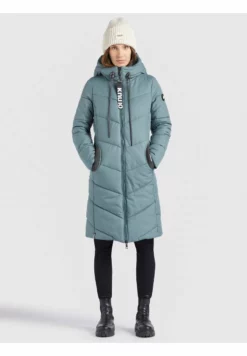 Top 10 ⌛ Khujo ARIBAY - Wintermantel - Blaugrau, Damen 🎉