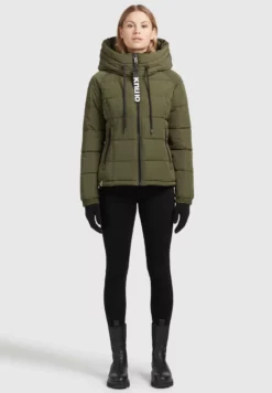 Brandneu 👍 Khujo LILENA - Winterjacke - Dunkeloliv, Damen 😍