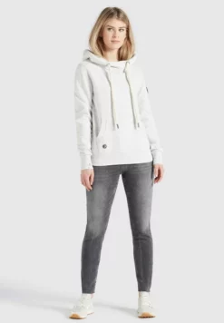 Neu 👏 Khujo FANCI - Kapuzenpullover - Hellgrau Meliert, Damen 🥰 -Khujo Exquisiter Laden 11f8660b8d7940ff9c70656e073d6919