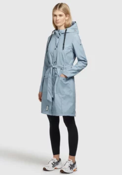 Coupon ✔️ Khujo GLENNA - Regenjacke / Wasserabweisende Jacke - Hellblau, Damen 🌟 -Khujo Exquisiter Laden 166b854b097440038106ff55d223f84e