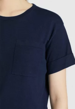 Rabatt 🌟 Khujo ALLMUT - T-Shirt Basic - Dark Blue, Damen 🛒 -Khujo Exquisiter Laden 20639e1bebef4d9f99f68b5105f356b4