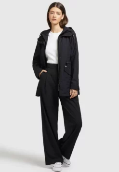 Bestes Angebot ⭐ Khujo FELINA - Regenjacke / Wasserabweisende Jacke - Schwarz, Damen 😀 -Khujo Exquisiter Laden 2294a4fb50704a2c970ad3703774bf8b