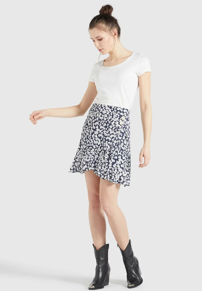 Schlussverkauf ๐ Khujo UNDINE - A-Linien-Rock - Dunkelblau-weiß Geblümt, Damen ๐ 5 Schlussverkauf ๐ Khujo UNDINE - A-Linien-Rock - Dunkelblau-weiß Geblümt, Damen ๐ โ Bild 5