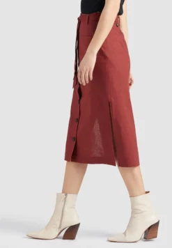 Angebote 🛒 Khujo VARSHA - A-Linien-Rock - Rotbraun, Damen 👍 -Khujo Exquisiter Laden 2d0e36a4b8ad4aa8b1a270237c0ee14c