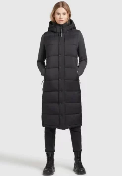 Bestes Angebot 💯 Khujo MAGNETA MATT - Weste - Schwarz, Damen 🤩