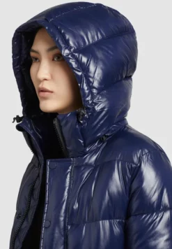 Blitzangebot 😉 Khujo CORINNA SHINY - Wintermantel - Dunkelblau Glänzend, Damen 👏 -Khujo Exquisiter Laden 359cbacdf40e4bfba25f0263e36a624b