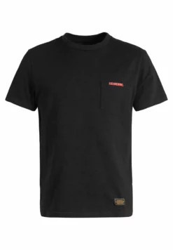 Auslauf 🎁 Khujo DESTIN SOLID - T-Shirt Print - Schwarz, Herren 🔔 -Khujo Exquisiter Laden 3790869f993c4eda886ff08e3f1c24f0