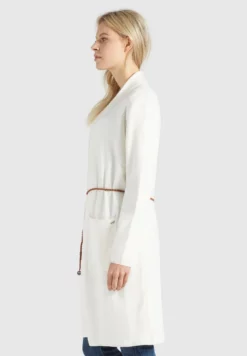 Budget 🤩 Khujo PERKY WITH BELT - Strickjacke - Beige, Damen 👍 -Khujo Exquisiter Laden 37b6f20b09d849e7953a044e9661cd5b