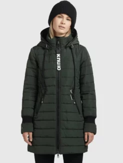 Bestes Angebot 👏 Khujo SHINE2 LIGHT - Wintermantel - Dunkelgrün, Damen 🛒
