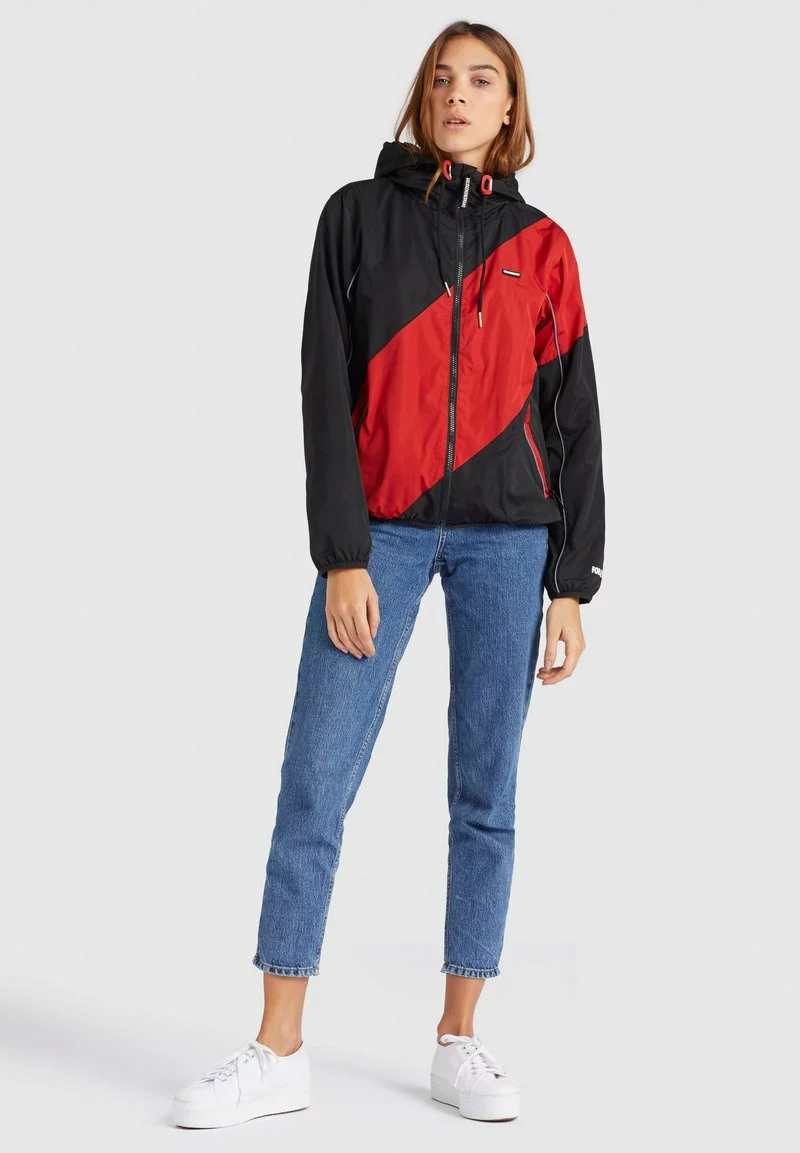 Bestpreis 💯 Khujo AKAMU - Leichte Jacke - Black/red, Damen 💯 2 Bestpreis 💯 Khujo AKAMU - Leichte Jacke - Black/red, Damen 💯 – Bild 2