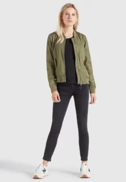 Neu 🎉 Khujo FENCY - Bomberjacke - Khaki Pes, Damen ⌛