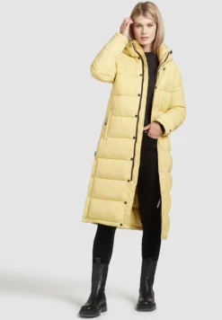 Top 10 ❤️ Khujo CORINNA MATT - Wintermantel - Hellgelb, Damen 🌟 -Khujo Exquisiter Laden 454b2a010283478282f6fe9050b02f5b