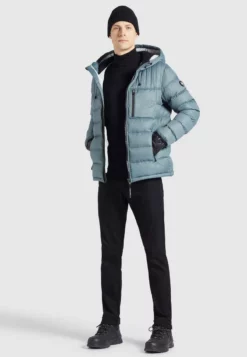 Auslauf ✔️ Khujo WANG - Winterjacke - Graublau Polyester, Herren 🤩