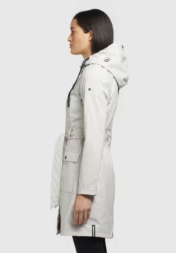 Rabatt 💯 Khujo GLENNA - Regenjacke / Wasserabweisende Jacke - Hellgrau, Damen 😍 -Khujo Exquisiter Laden 49cfda11039e46b0be6afd2f173151f3