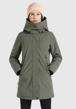Auslauf 🥰 Khujo VIONA2 - Winterjacke - Graugrün, Damen 😀