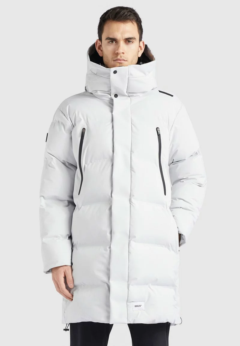 Billig 🎉 Khujo SASHA - Wintermantel - Hellgrau, Herren 💯 1 Billig 🎉 Khujo SASHA - Wintermantel - Hellgrau, Herren 💯