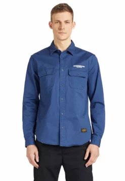 Bestpreis 😉 Khujo ROGER - Hemd - Blue, Herren 🌟