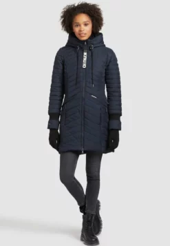 Großhandel ⌛ Khujo MANTEL TOOTS STRUCTURED - Wintermantel - Dunkelblau, Damen 🎉