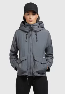 Top 10 👍 Khujo BLAIR - Übergangsjacke - Graublau, Damen ⭐