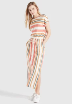 Top 10 😀 Khujo DOREEN - Maxikleid - Mehrfarbig Gestreift, Damen ✔️ -Khujo Exquisiter Laden 53d27abb021a4d18841d9cdd443c7b77