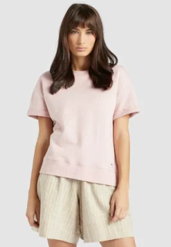 Auslauf 🌟 Khujo MALEA - T-Shirt Basic - Pink, Damen ✨