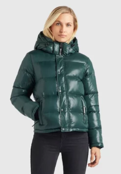 Billig 🌟 Khujo CAMILLE - Winterjacke - Dunkelgrün Glänzend, Damen 🥰 -Khujo Exquisiter Laden 564026a6cf2b4bb8ac3b0b59674e0152