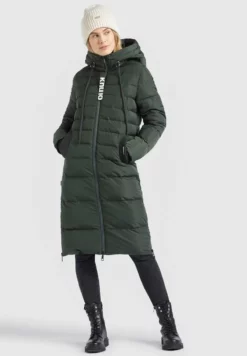 Blitzangebot 🌟 Khujo SONE LIGHT - Wintermantel - Dunkelgrün, Damen 🎁