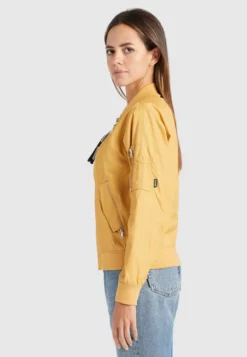 Neu 🤩 Khujo KALIA - Bomberjacke - Beige/yellow, Damen 🌟 -Khujo Exquisiter Laden 5bc6563546ec450e98627ca11eb014fa