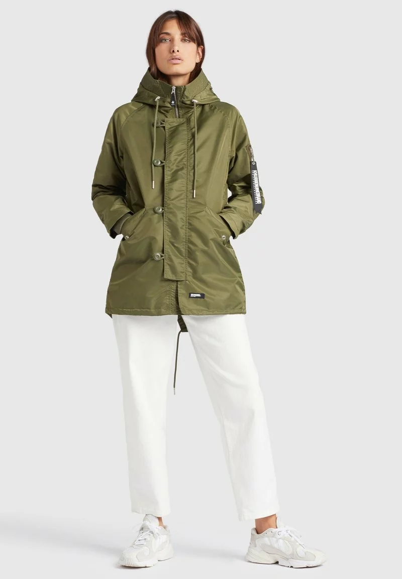 Neu 🤩 Khujo TIANA - Leichte Jacke - Olive, Damen 🔥 2 Neu 🤩 Khujo TIANA - Leichte Jacke - Olive, Damen 🔥 – Bild 2