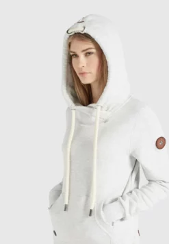 Neu 👏 Khujo FANCI - Kapuzenpullover - Hellgrau Meliert, Damen 🥰 -Khujo Exquisiter Laden 64a6c3182f4e4be6b7a48a4b499f67dd