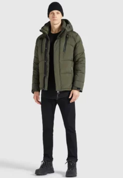 Bestes Angebot 🔔 Khujo BUNKER - Winterjacke - Oliv, Herren 🔥 -Khujo Exquisiter Laden 650919f0028248df8bdf45973574ebcb