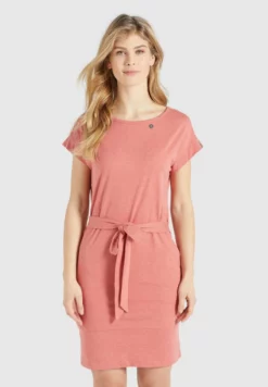 Bestpreis 👍 Khujo RAMONA - Jerseykleid - Rose Melange, Damen 🎉