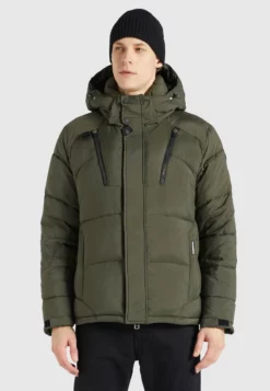 Bestes Angebot 🔔 Khujo BUNKER - Winterjacke - Oliv, Herren 🔥