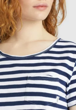 Budget 😀 Khujo VAISHALI - Jerseykleid - Blau Gestreift, Damen 😉 -Khujo Exquisiter Laden 69847037a0ea4df69ce582cac8fef72a