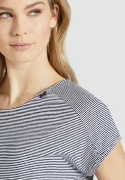 Besorgen ⭐ Khujo ANNEMARIE - Jerseykleid - Weiß-blau Gestreift, Damen 🛒 -Khujo Exquisiter Laden 69e043bc0cfe42f6b173d0fe4ff74f15