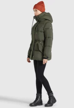Brandneu ❤️ Khujo LEVIANI - Wintermantel - Oliv, Damen ❤️ -Khujo Exquisiter Laden 6c715dc0c96245b48308b86eb29520bc