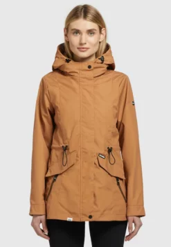 Beste Bewertungen von 😍 Khujo FELINA - Regenjacke / Wasserabweisende Jacke - Toffee, Damen 🔥