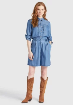 Coupon ⭐ Khujo ESAIA - Hemdbluse - Denim Blue, Damen 🛒 -Khujo Exquisiter Laden 71999ae25b0f4cc0ad2fe605c6b4c0c2