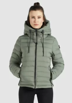 Billig 🎁 Khujo LOVINA MATT - Übergangsjacke - Graugrün, Damen 🔥