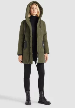 Angebote 🎉 Khujo SHERMA2 - Wintermantel - Oliv, Damen 🔥