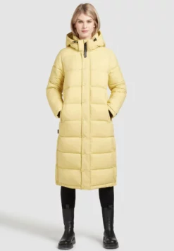 Top 10 ❤️ Khujo CORINNA MATT - Wintermantel - Hellgelb, Damen 🌟
