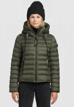 Aktion 🛒 Khujo LOVINA2 SHINE - Übergangsjacke - Dunkeloliv, Damen ❤️