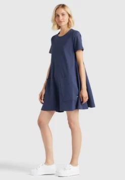 Coupon 🔥 Khujo SARAI - Jerseykleid - Dunkelblau, Damen 🥰