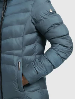 Budget 😀 Khujo INGRAM SHINE - Wintermantel - Blaugrau, Damen 🔥 -Khujo Exquisiter Laden 89195e6dabd5479b8506986ea1561004