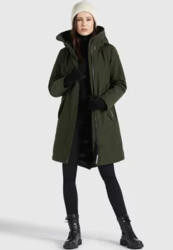 Blitzangebot 🔥 Khujo CHARLYN2 - Wintermantel - Dunkeloliv Polyester, Damen 🎉 -Khujo Exquisiter Laden 91ead8513a3f4712990110ad77569f0f