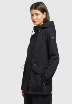 Bestes Angebot ⭐ Khujo FELINA - Regenjacke / Wasserabweisende Jacke - Schwarz, Damen 😀 -Khujo Exquisiter Laden 924667ad133c4bc8bd326bcaa44def1b